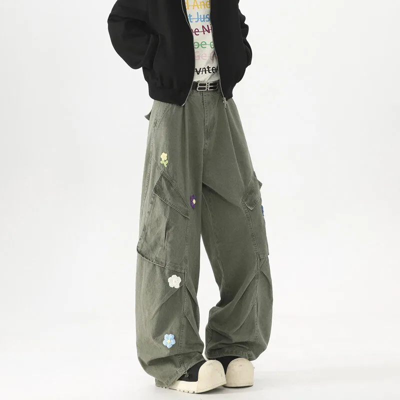 TELENT Cargo Pants Unisex Green-2