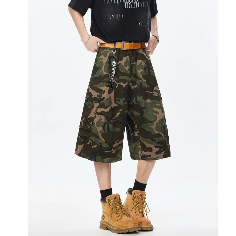 TELENT Cargo Shorts Unisex Camouflage-3
