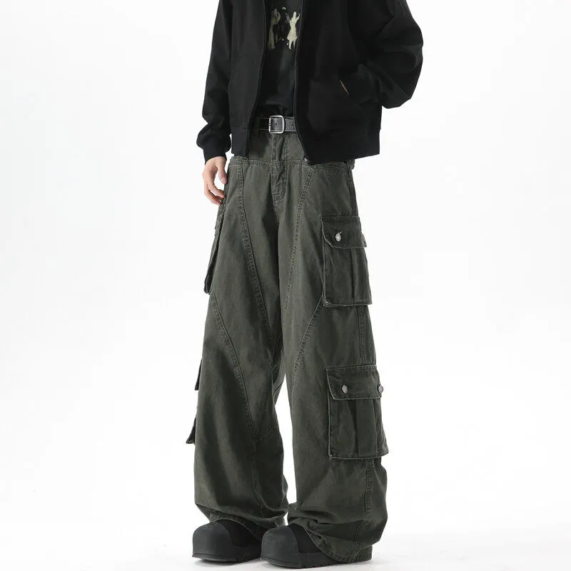 TELENT Cargo Pants Unisex Green-2