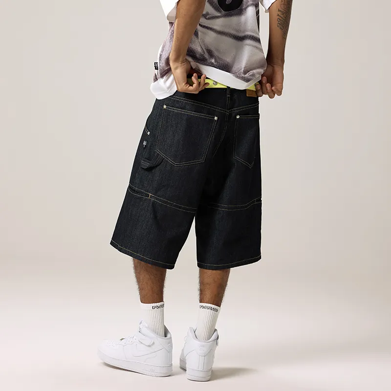 REMEDY Denim Shorts Unisex Blue-4