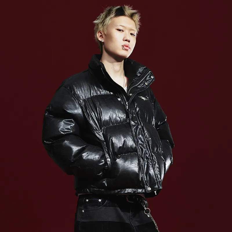REMEDY Puffer Jacket Unisex Black-3