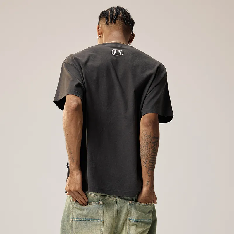 REMEDY T Shirt Unisex Dark Gray-4