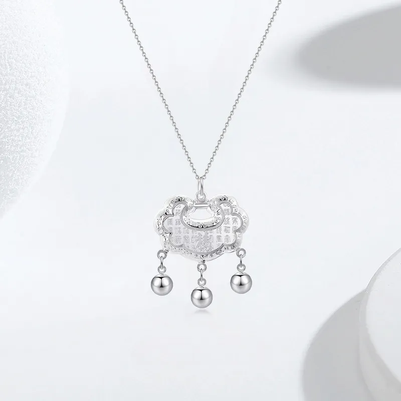 YUOFFICIAL 999 Fine Silver Necklaces Unisex-1