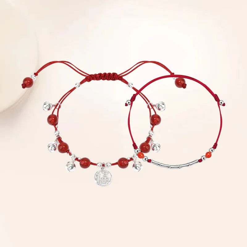 YUOFFICIAL Colored Glaze Bracelets Unisex-3