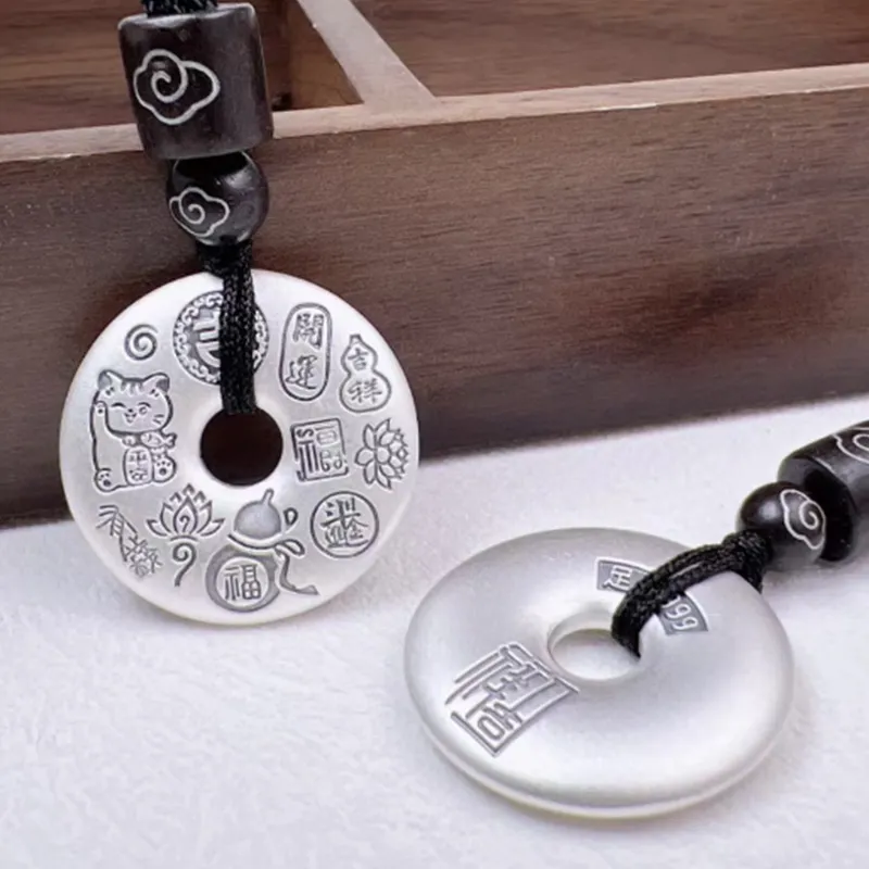 YUOFFICIAL S999 Fine Silver Necklaces Unisex-1