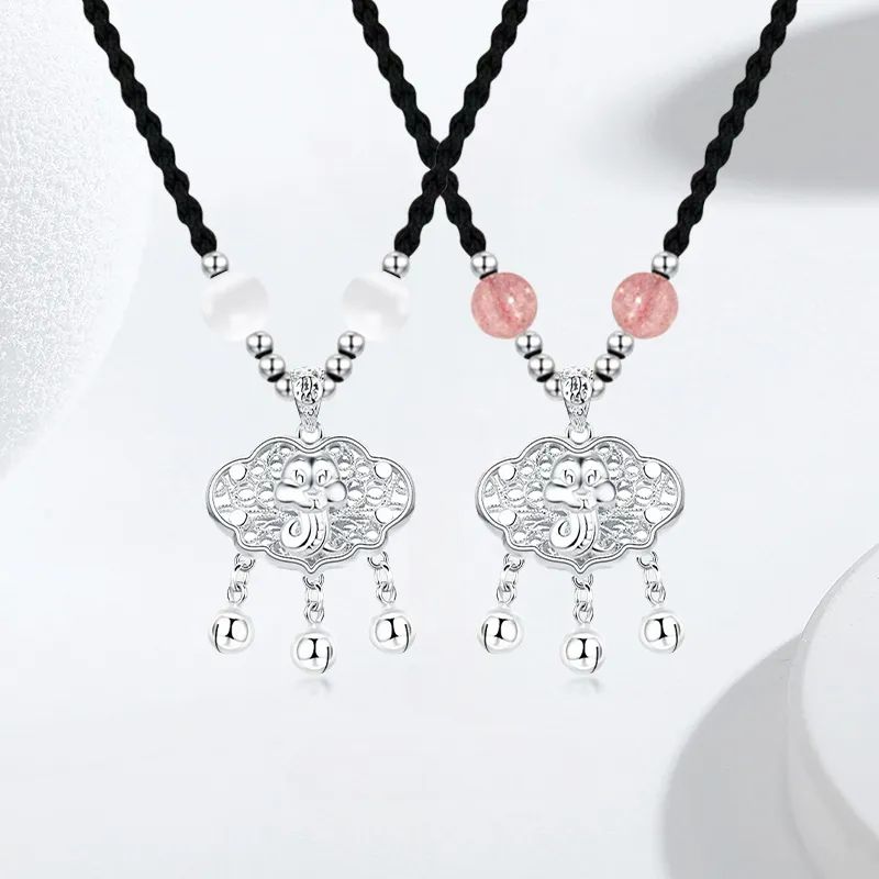 YUOFFICIAL 999 Fine Silver Necklaces Unisex-1