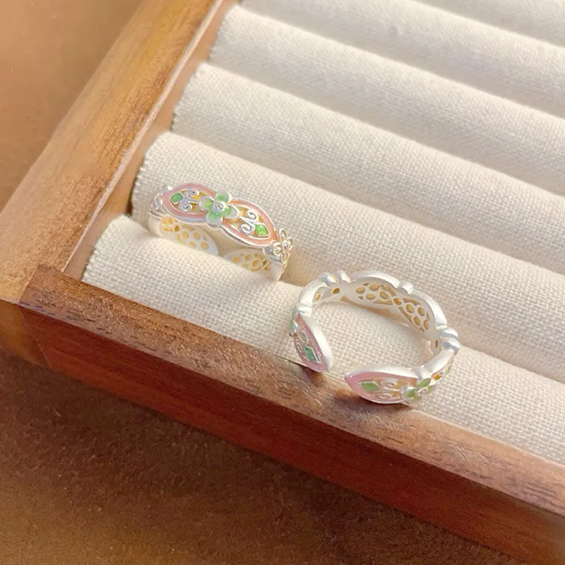 YUOFFICIAL 999 Fine Silver Rings Unisex-1