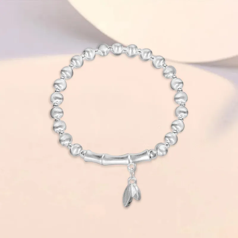 YUOFFICIAL S999 Fine Silver Elegance Minimalist Style Fashion Niche Versatile Advanced Sensory Bracelets Unisex-4