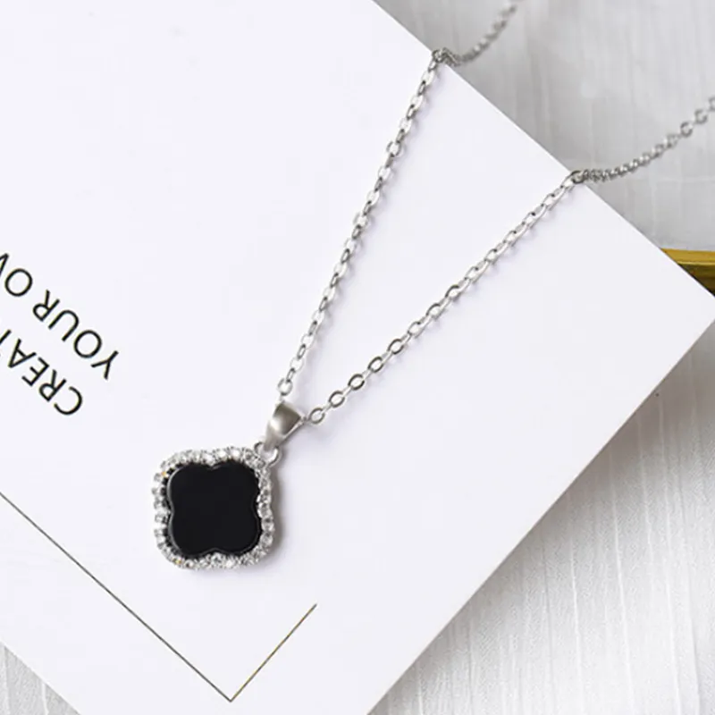 YUOFFICIAL S925 Silver Adjustable Casual Everyday Luxe Versatile Fashioning Style Advanced Feel Necklaces Women's-2