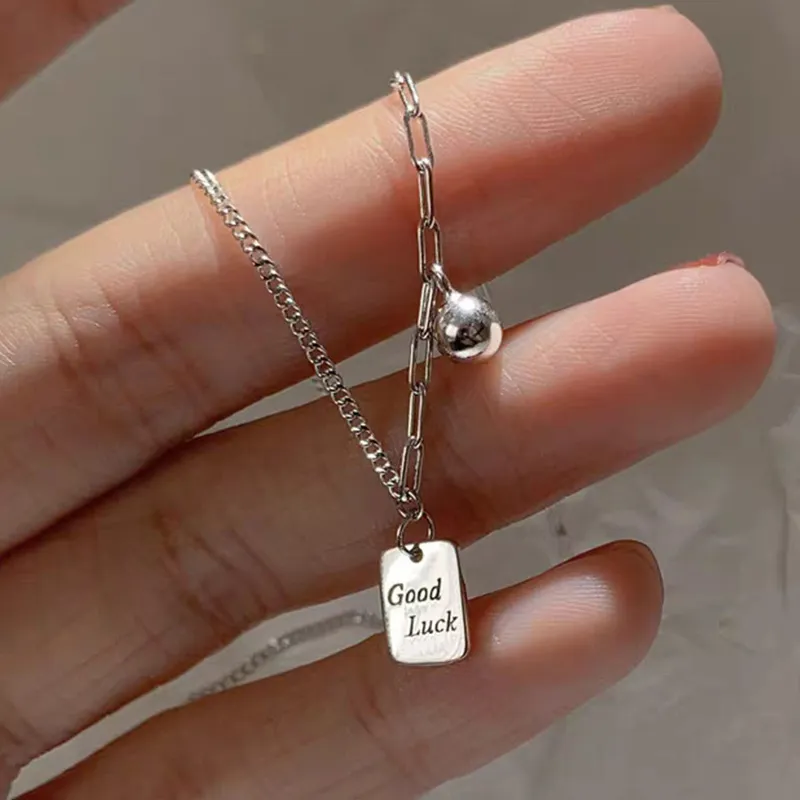 YUOFFICIAL S925 Silver Adjustable Elegance Minimalist Style Individual Everyday Versatile Luxe Design Necklaces Women's-4