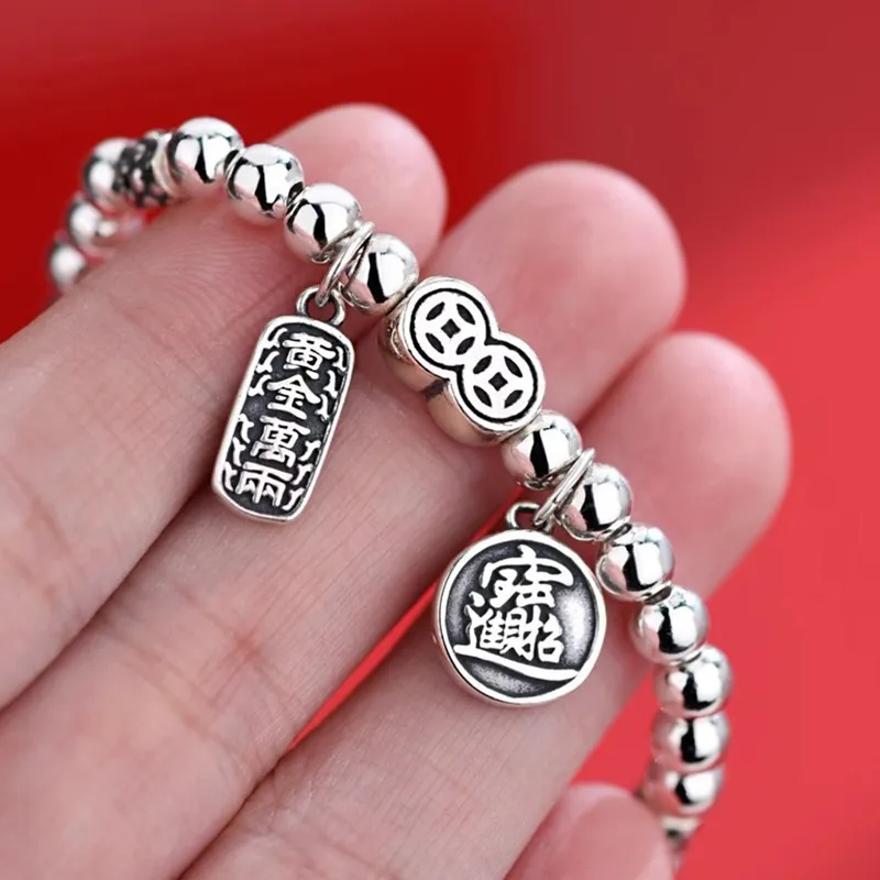 YUOFFICIAL S999 Fine Silver Bracelets Unisex-2
