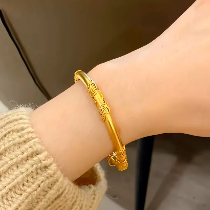 YUOFFICIAL S999 Fine Silver Sterling Silver Bracelets Women's-3