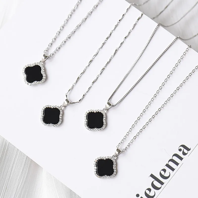YUOFFICIAL S925 Silver Adjustable Casual Everyday Luxe Versatile Fashioning Style Advanced Feel Necklaces Women's-4