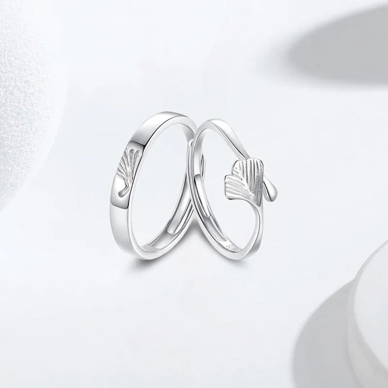 YUOFFICIAL S990 Silver Open And Adjustable Elegance Minimalist Style Fashion Versatile Niche Advanced Feel Rings Unisex-11