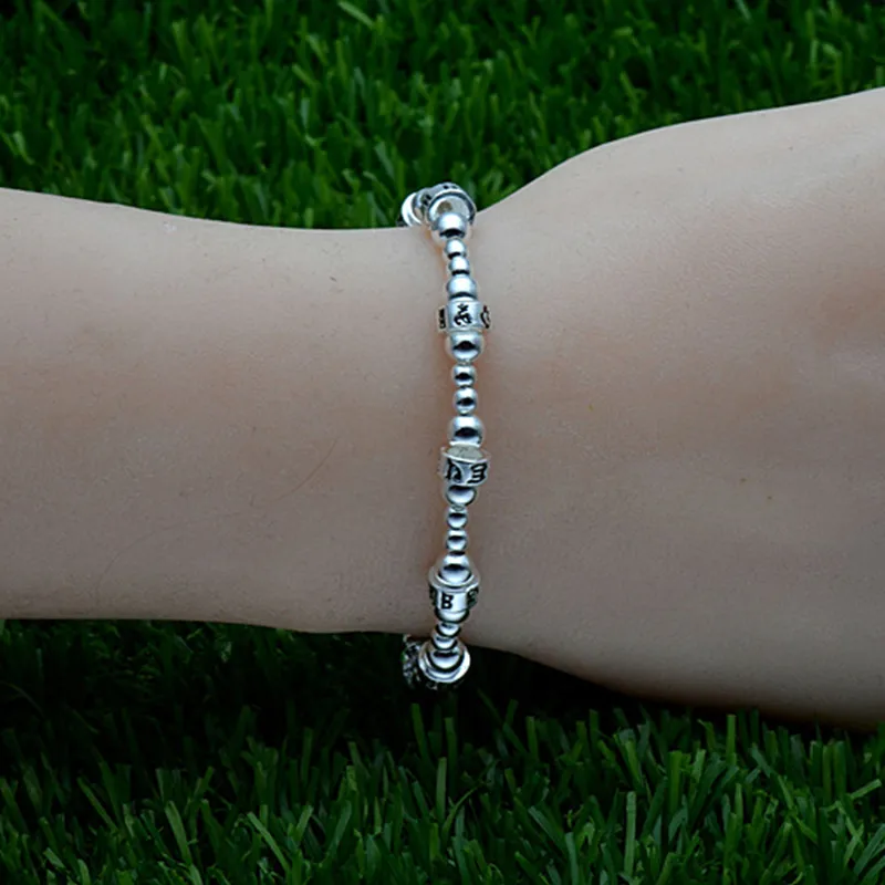 YUOFFICIAL S990 Fine Silver Bracelets Unisex-4