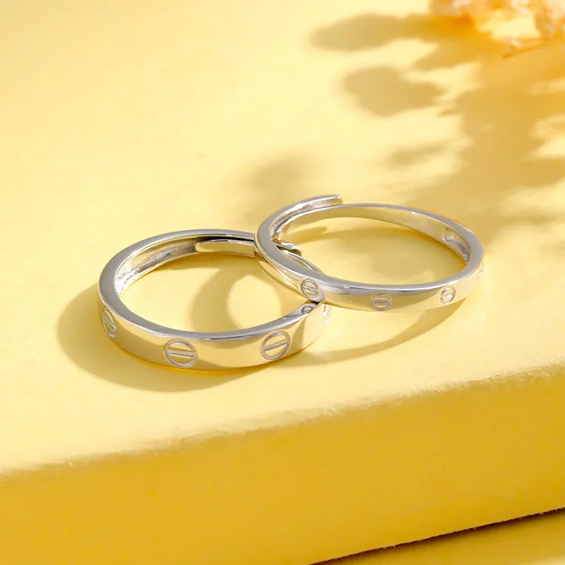 YUOFFICIAL 999 Fine Silver Rings Unisex-2