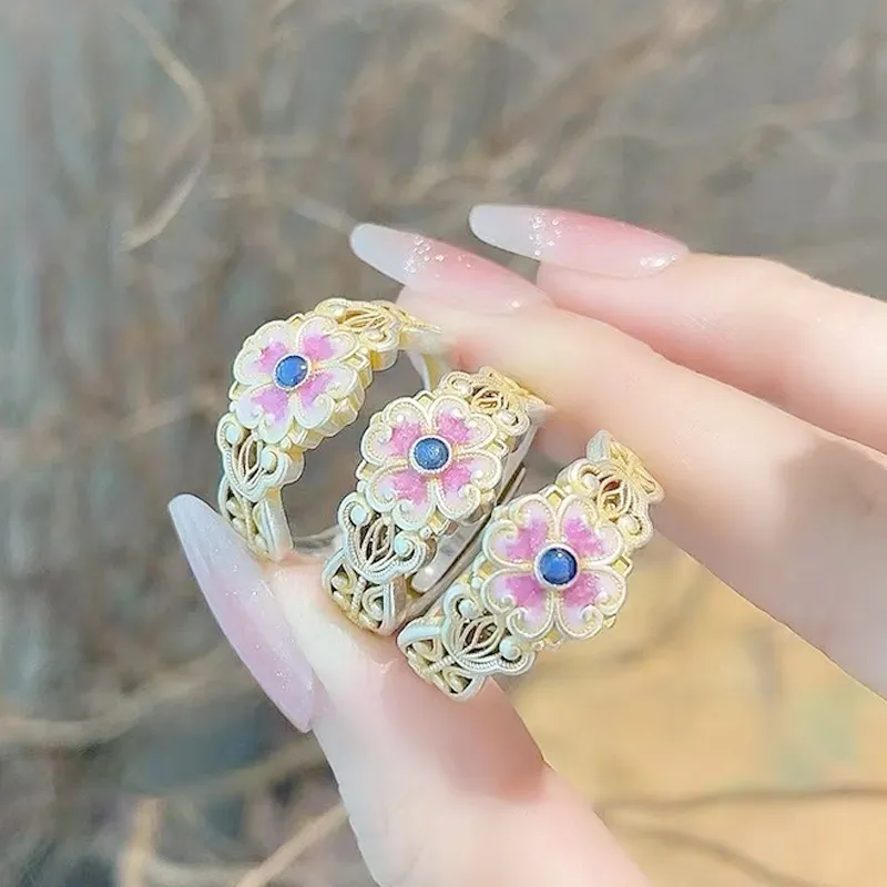 YUOFFICIAL 999 Fine Silver Rings Unisex-2