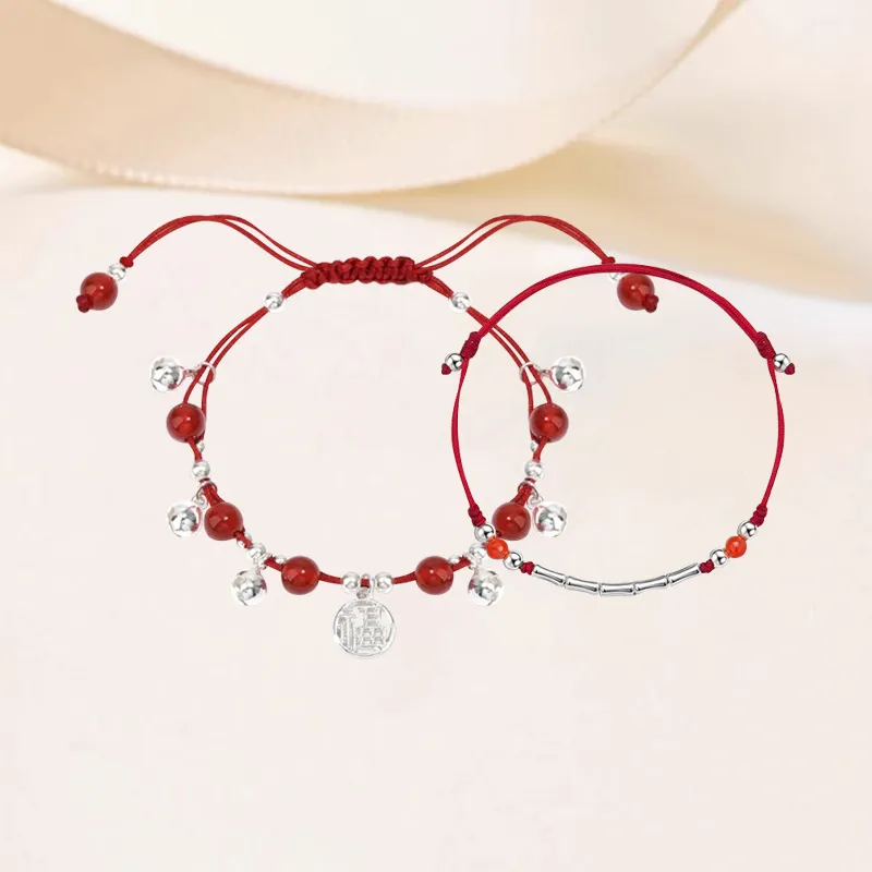 YUOFFICIAL Colored Glaze Bracelets Unisex-2