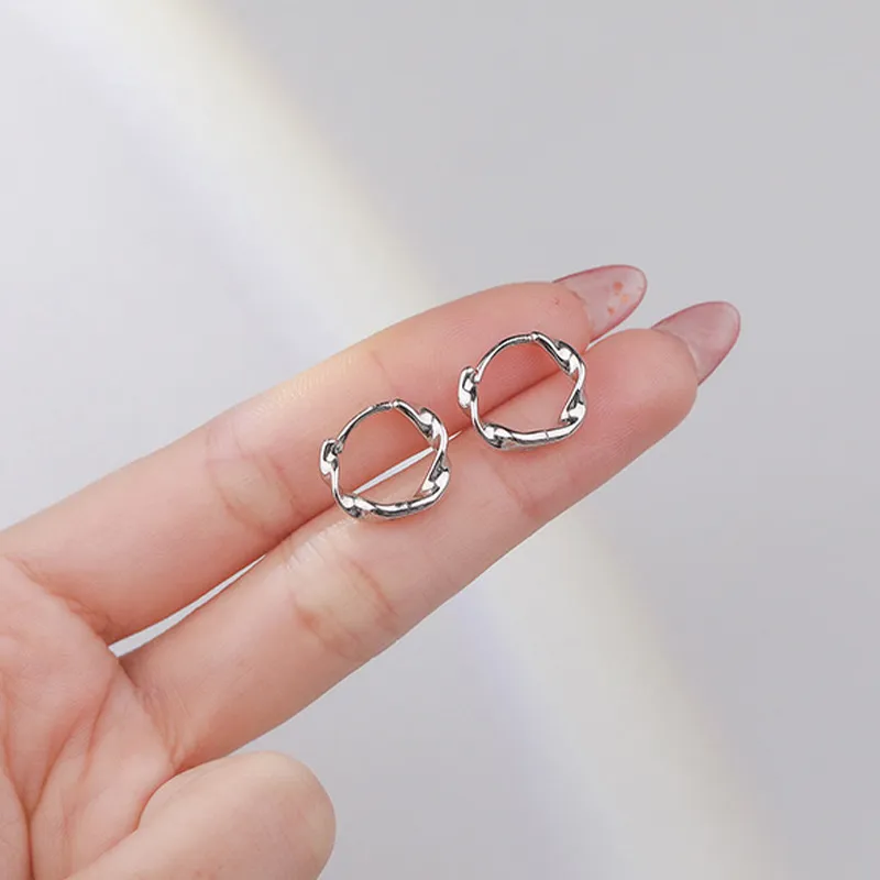 YUOFFICIAL S999 Fine Silver Elegance Minimalist Style Fashion Everyday Individual Advanced Design Earrings Women's-4