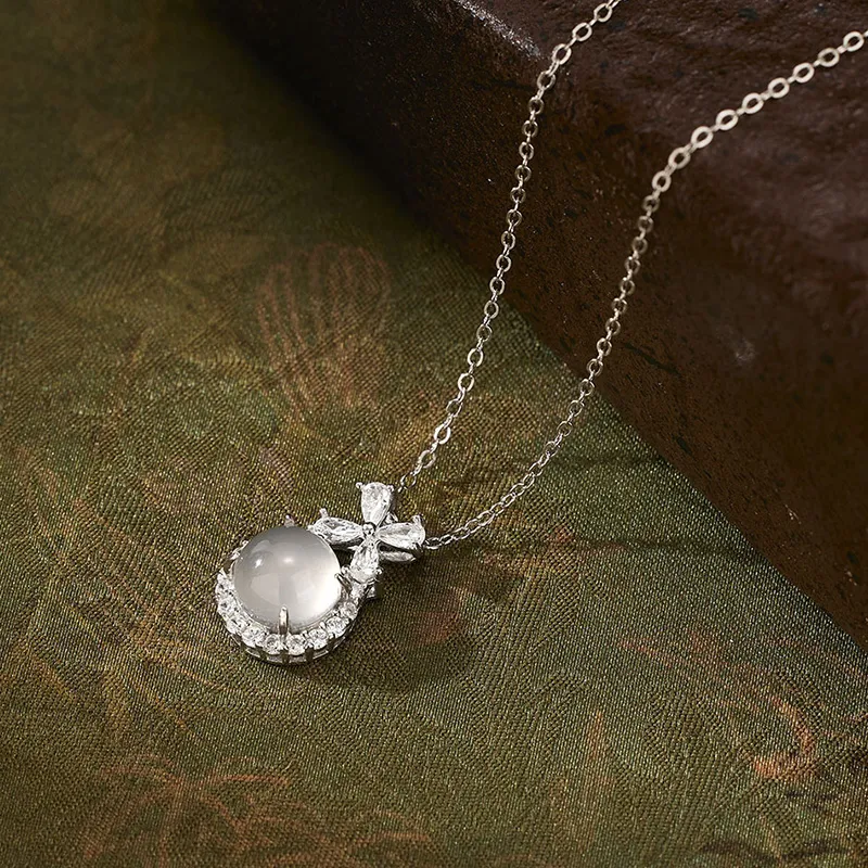 YUOFFICIAL S925 Silver Luxurious Minimalist Style Versatile Cool Minimalist Style Advanced Touch Necklaces Women's-2