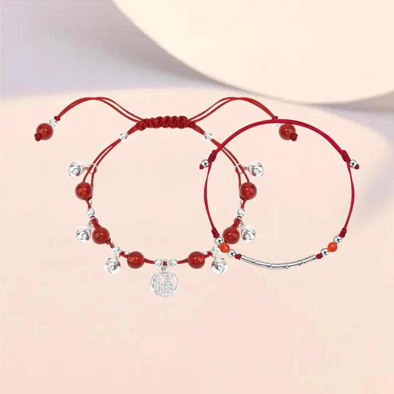 YUOFFICIAL Colored Glaze Bracelets Unisex-4