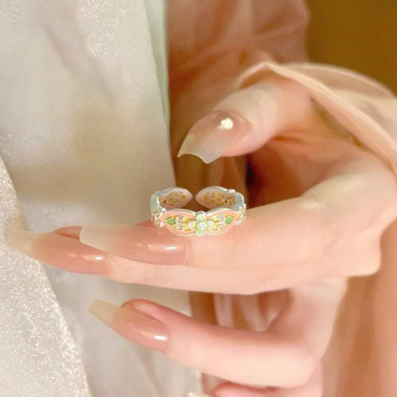 YUOFFICIAL 999 Fine Silver Rings Unisex-4