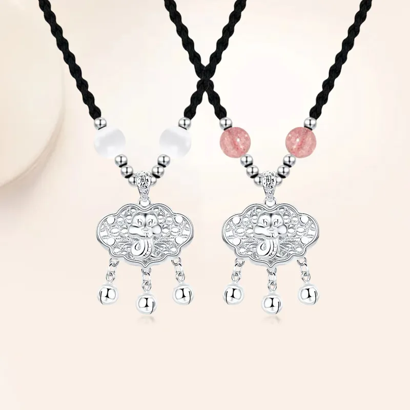 YUOFFICIAL 999 Fine Silver Necklaces Unisex-3