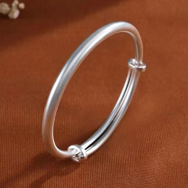 YUOFFICIAL S999 Fine Silver Bangles Unisex-1