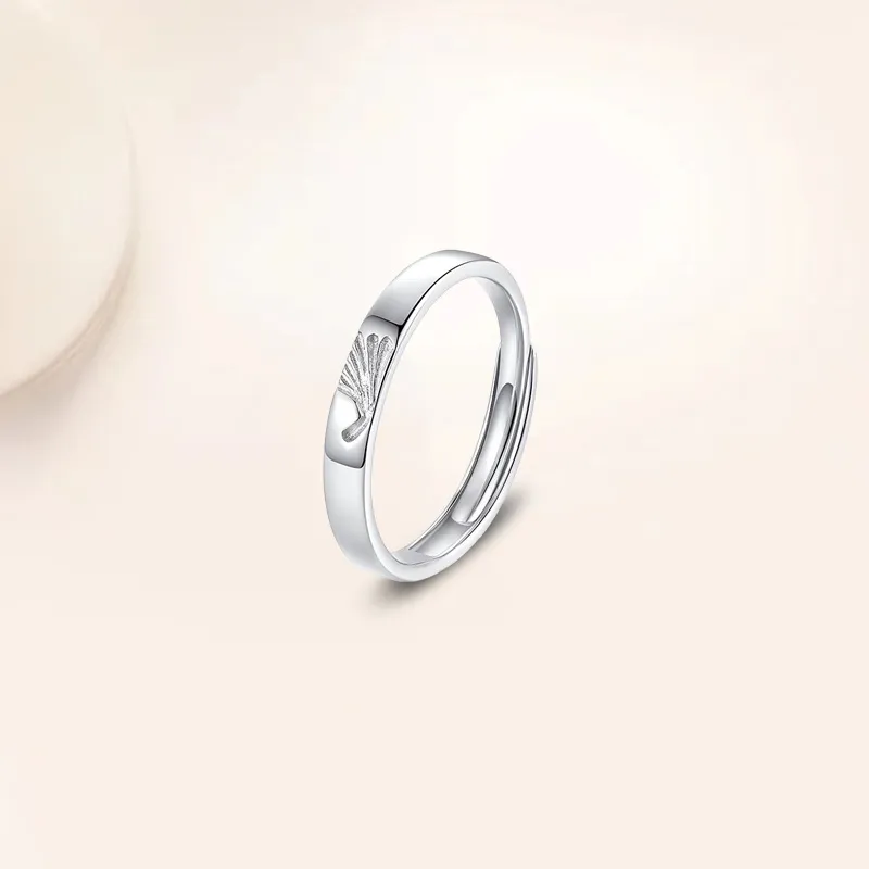 YUOFFICIAL S990 Silver Open And Adjustable Elegance Minimalist Style Fashion Versatile Niche Advanced Feel Rings Unisex-3