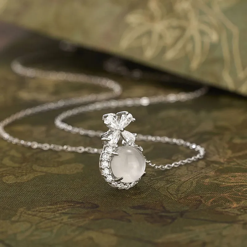 YUOFFICIAL S925 Silver Luxurious Minimalist Style Versatile Cool Minimalist Style Advanced Touch Necklaces Women's-3
