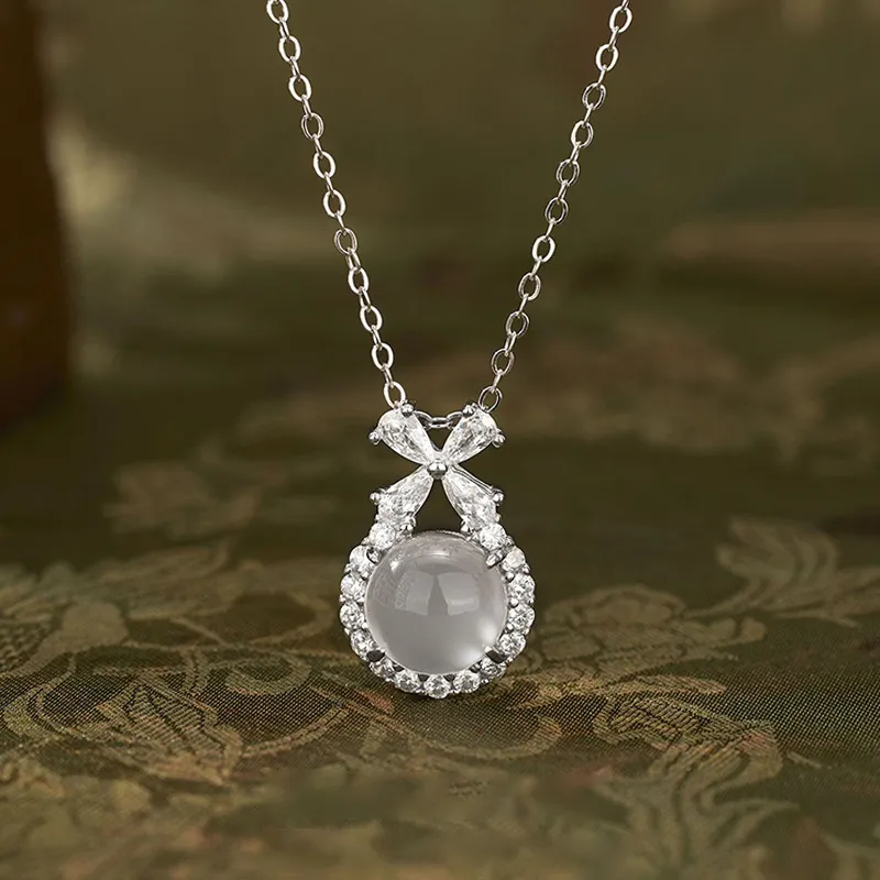 YUOFFICIAL S925 Silver Luxurious Minimalist Style Versatile Cool Minimalist Style Advanced Touch Necklaces Women's-1