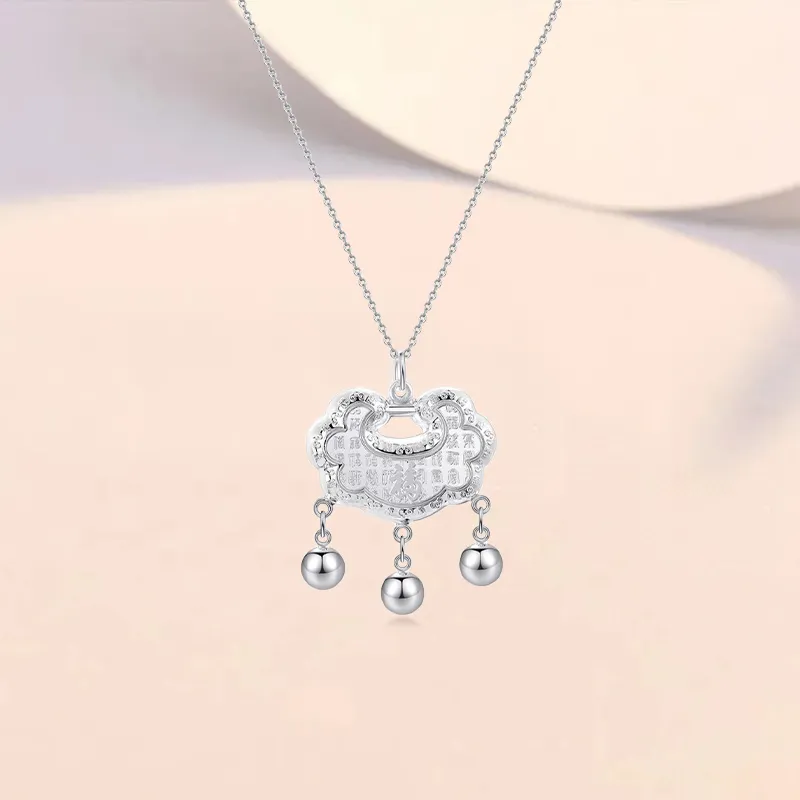 YUOFFICIAL 999 Fine Silver Necklaces Unisex-4