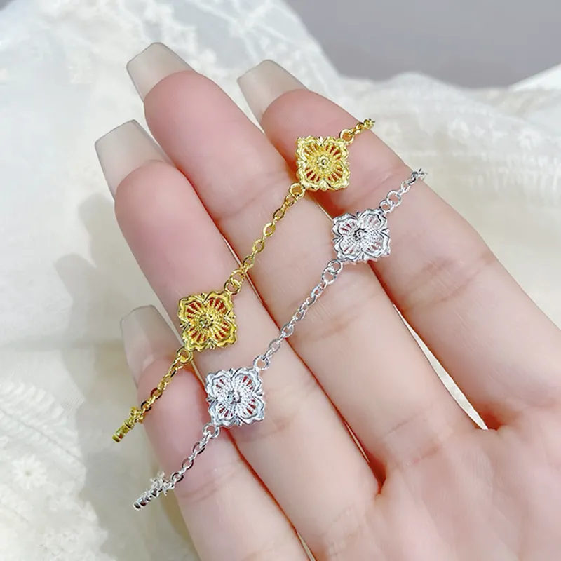 YUOFFICIAL 999 Fine Silver Bracelets Unisex-3