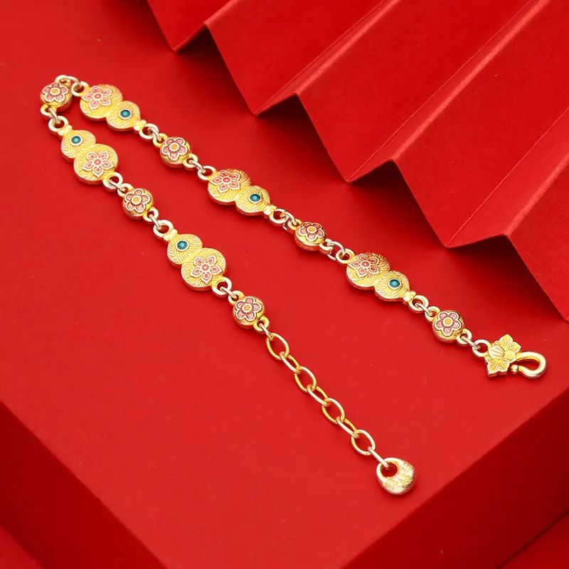YUOFFICIAL 999 Fine Silver Pure Silver Bracelets Unisex-2