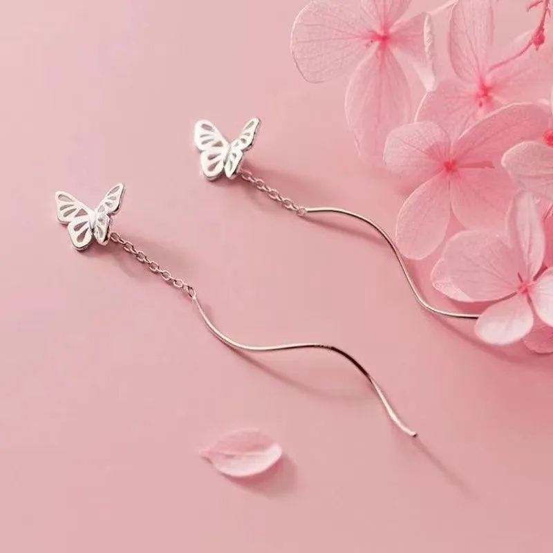 YUOFFICIAL S999 Fine Silver Earrings Women's-1