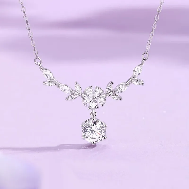 YUOFFICIAL S999 Fine Silver Adjustable Niche Minimalist Style Luxury Premium Love Confession Design Necklaces Women's-1