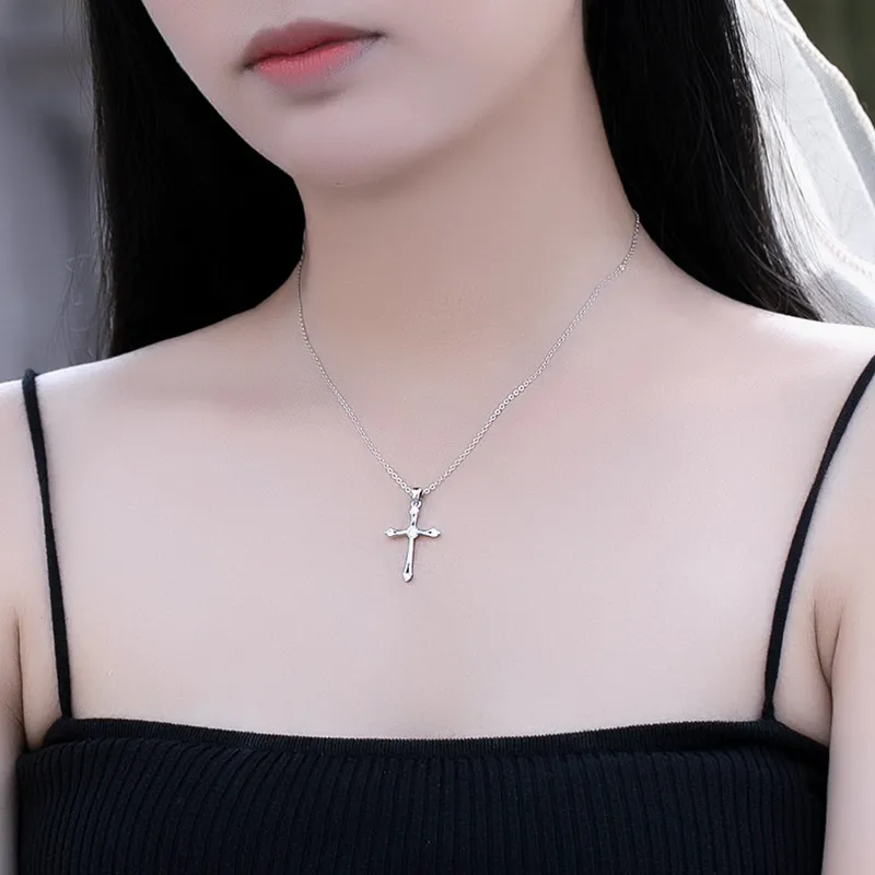 YUOFFICIAL S999 Fine Silver Adjustable Luxury Minimalist Style Advanced Design Necklaces Unisex-3