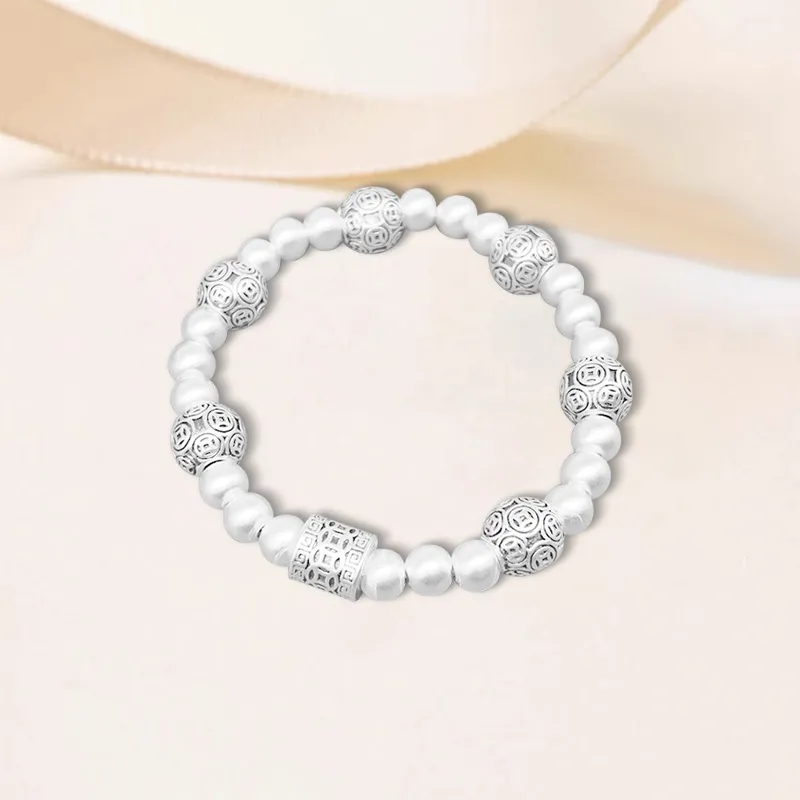 YUOFFICIAL 999 Fine Silver Adjustable Elegance Minimalist Style Fashion Advanced Design Bracelets Unisex-2