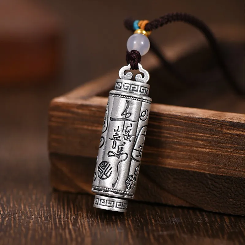 YUOFFICIAL 990 Fine Silver Necklaces Unisex-2