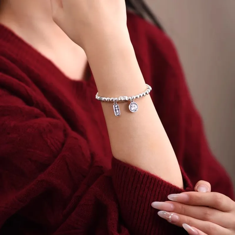 YUOFFICIAL S999 Fine Silver Bracelets Unisex-3