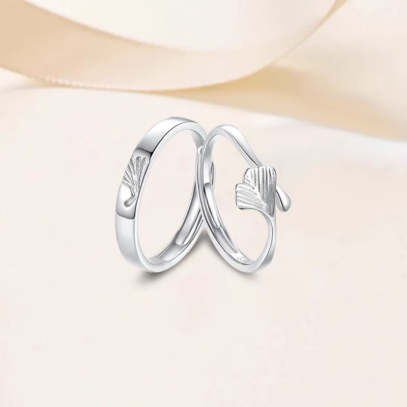 YUOFFICIAL S990 Silver Open And Adjustable Elegance Minimalist Style Fashion Versatile Niche Advanced Feel Rings Unisex-12