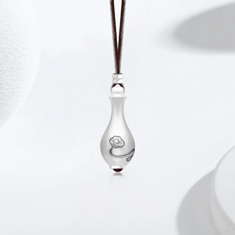 YUOFFICIAL 999 Fine Silver Necklaces Unisex-3