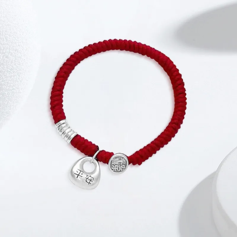 YUOFFICIAL 999 Fine Silver Adjustable Elegance Minimalist Style Fashion Versatile Advanced Sensory Bracelets Unisex-1