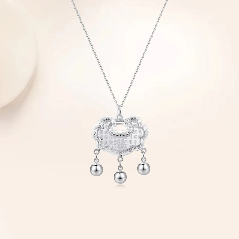 YUOFFICIAL 999 Fine Silver Necklaces Unisex-3