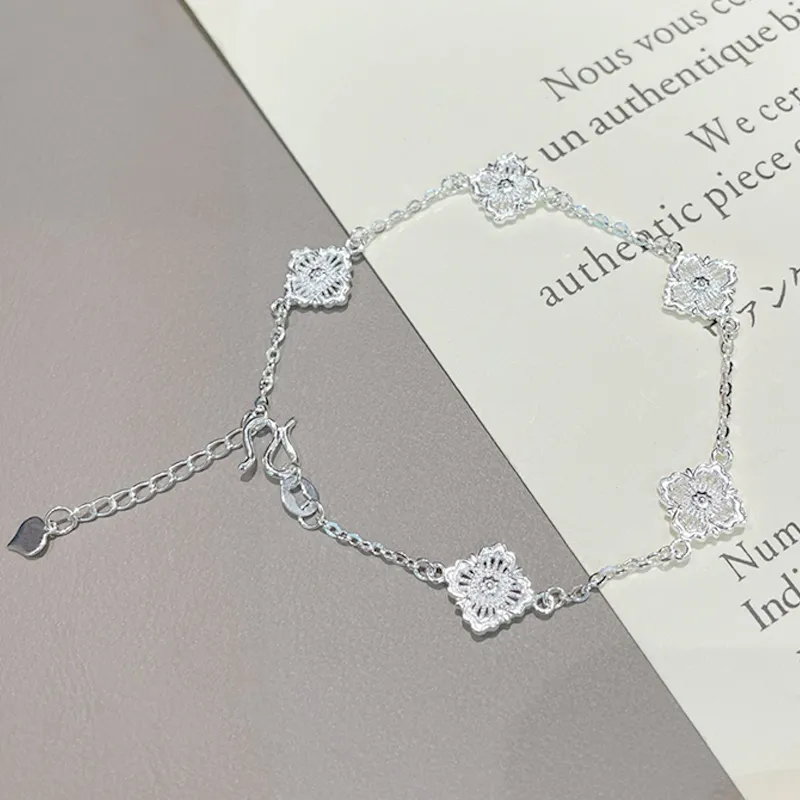 YUOFFICIAL 999 Fine Silver Bracelets Unisex-6