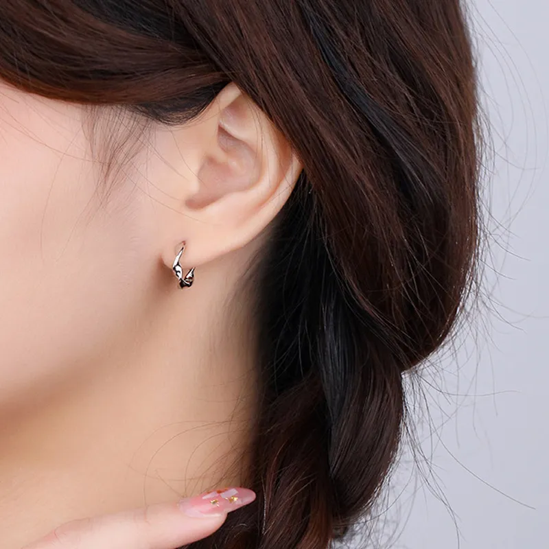 YUOFFICIAL S999 Fine Silver Elegance Minimalist Style Fashion Everyday Individual Advanced Design Earrings Women's-3