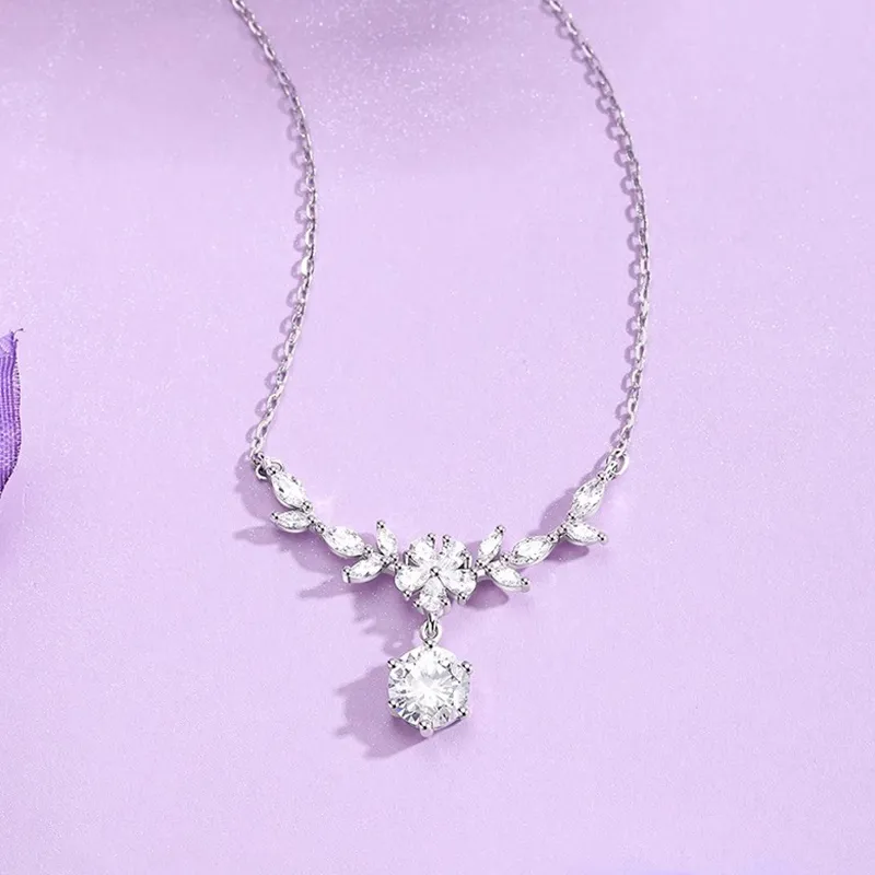 YUOFFICIAL S999 Fine Silver Adjustable Niche Minimalist Style Luxury Premium Love Confession Design Necklaces Women's-2