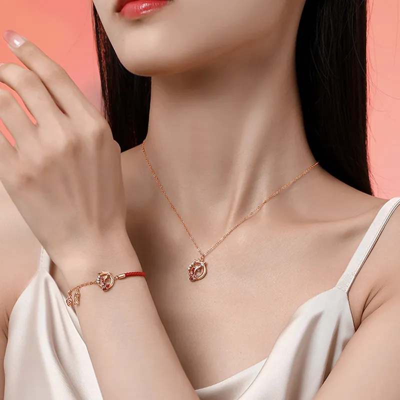 YUOFFICIAL S925 Silver Adjustable Elegance Minimalist Style Fashion Individual Advanced Design Necklaces Women's-3