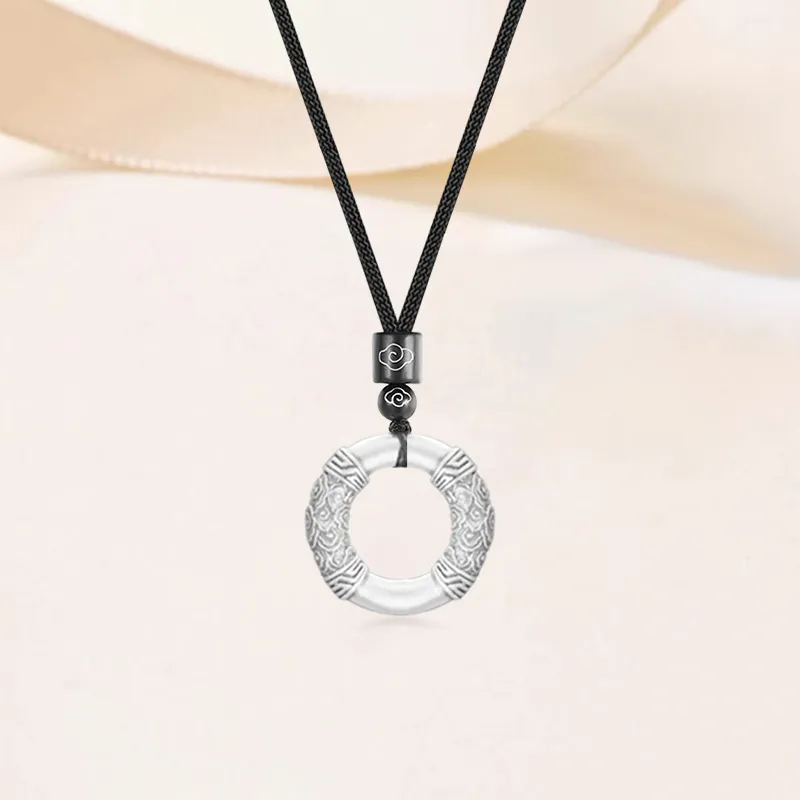 YUOFFICIAL 999 Fine Silver Sterling Silver Necklaces Unisex-2