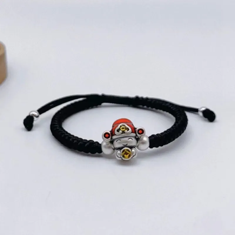 YUOFFICIAL 999 Fine Silver Adjustable Elegance Minimalist Style Fashion Versatile Advanced Sensory Bracelets Unisex-1